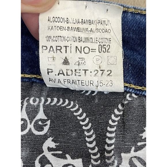 Philipp Plein Jeans Womens 38 Blue Strawberry Cheesecake‎ Denim Adult - Picture 9 of 13